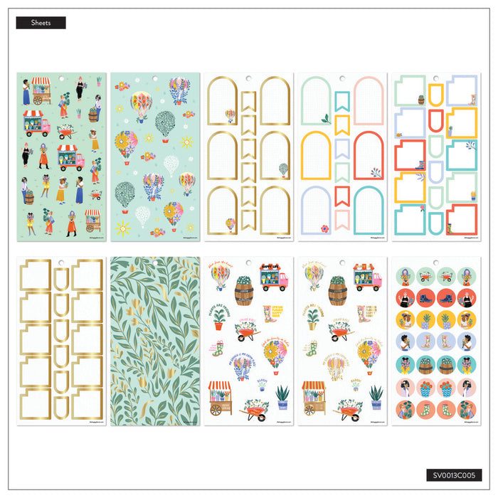 The Happy Planner CLASSIC Value Pack Stickers - Spring Sensations - 30 Sheets