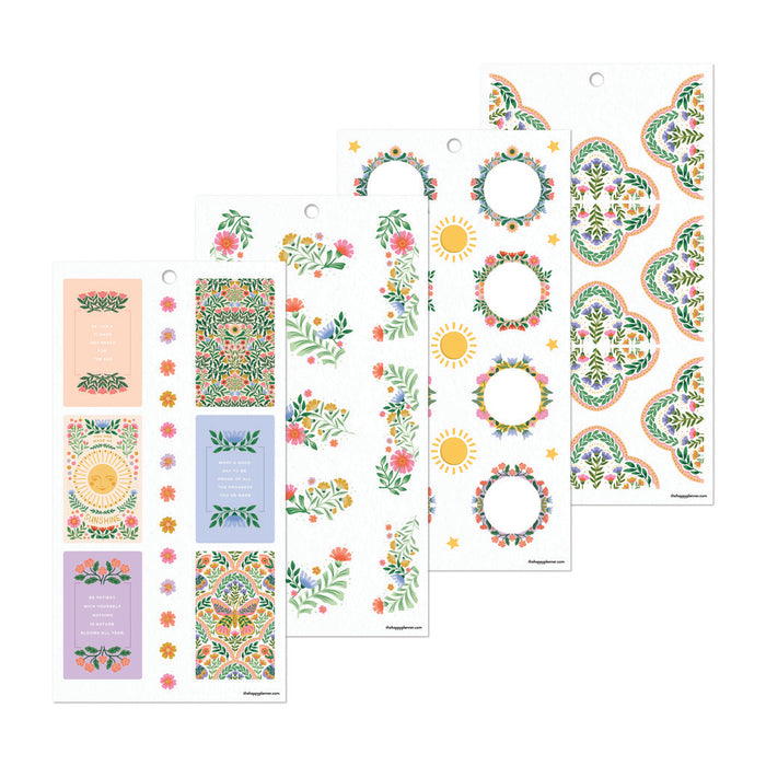 The Happy Planner CLASSIC Value Pack Stickers - Golden Meadow - 30 Sheets