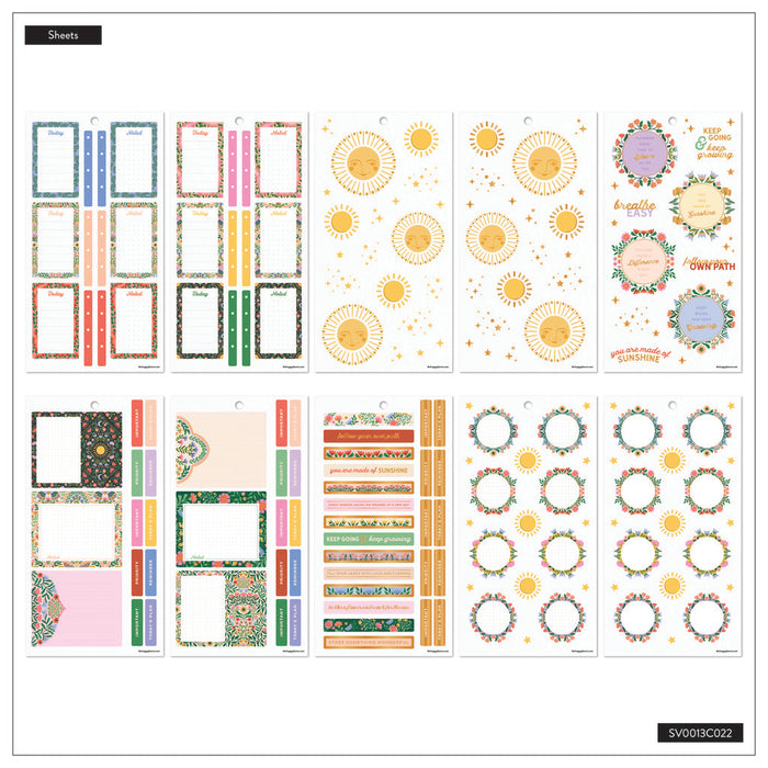 The Happy Planner CLASSIC Value Pack Stickers - Golden Meadow - 30 Sheets