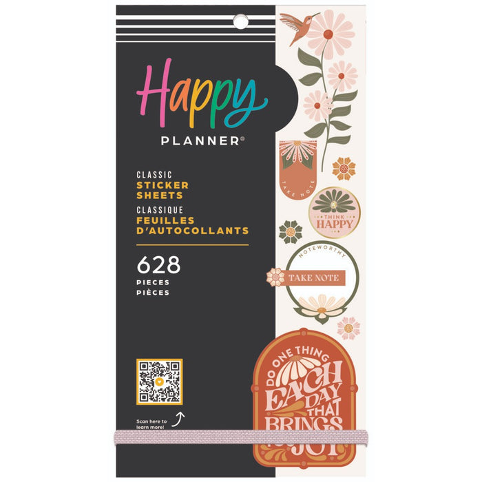 The Happy Planner CLASSIC Value Pack Stickers - Desert Rose - 30 Sheets