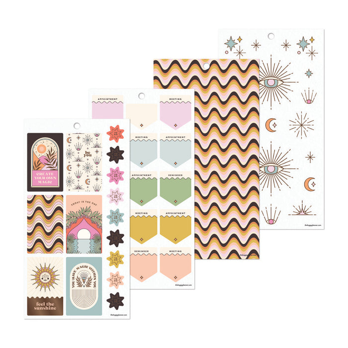 The Happy Planner CLASSIC Value Pack Stickers - Desert Mystic - 30 Sheets