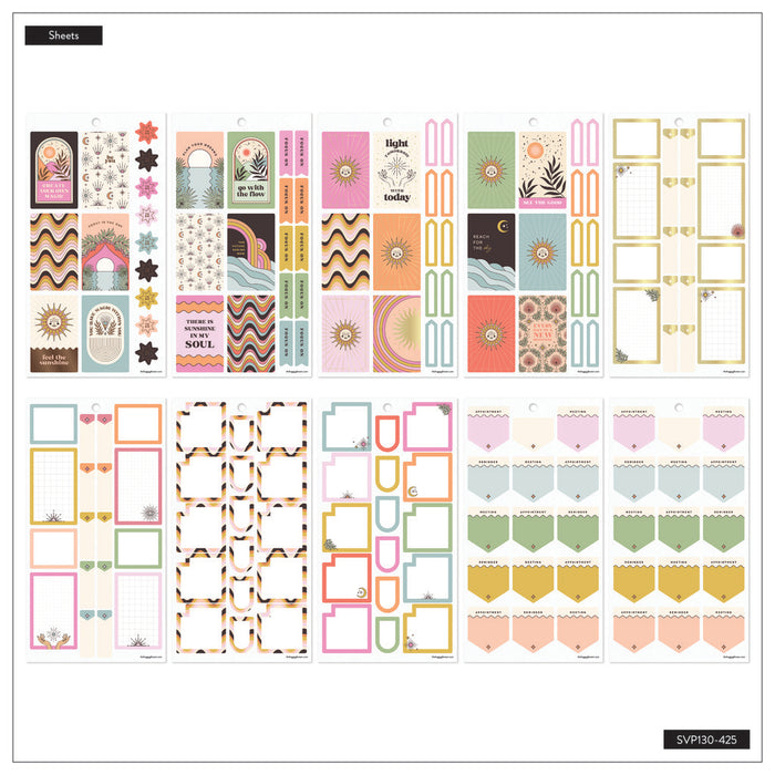 The Happy Planner CLASSIC Value Pack Stickers - Desert Mystic - 30 Sheets