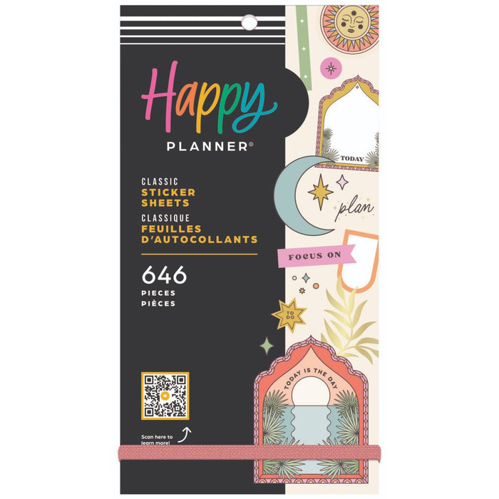 The Happy Planner CLASSIC Value Pack Stickers - Desert Mystic - 30 Sheets