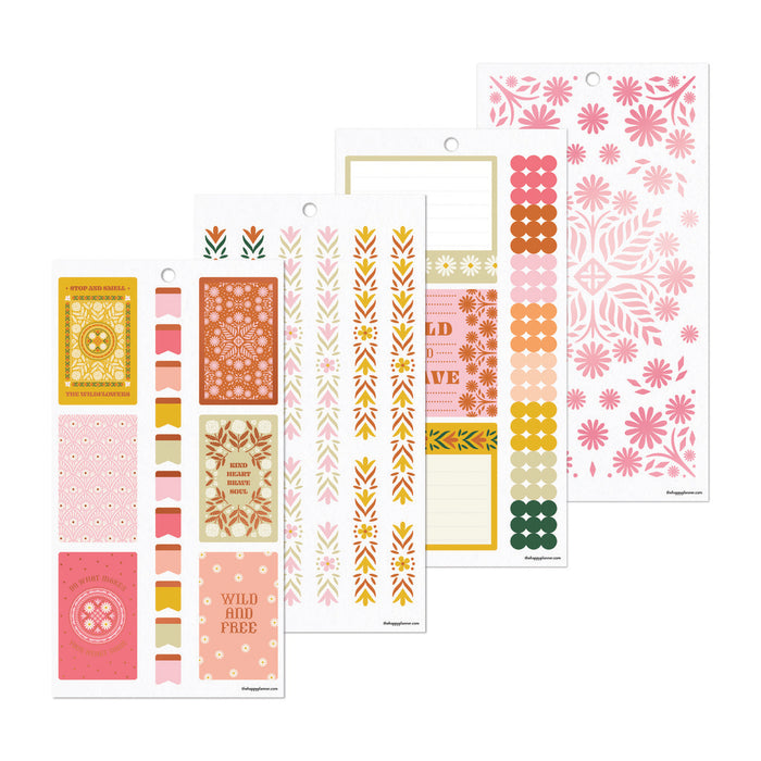 The Happy Planner CLASSIC Value Pack Stickers - Western Wildflower - 30 Sheets