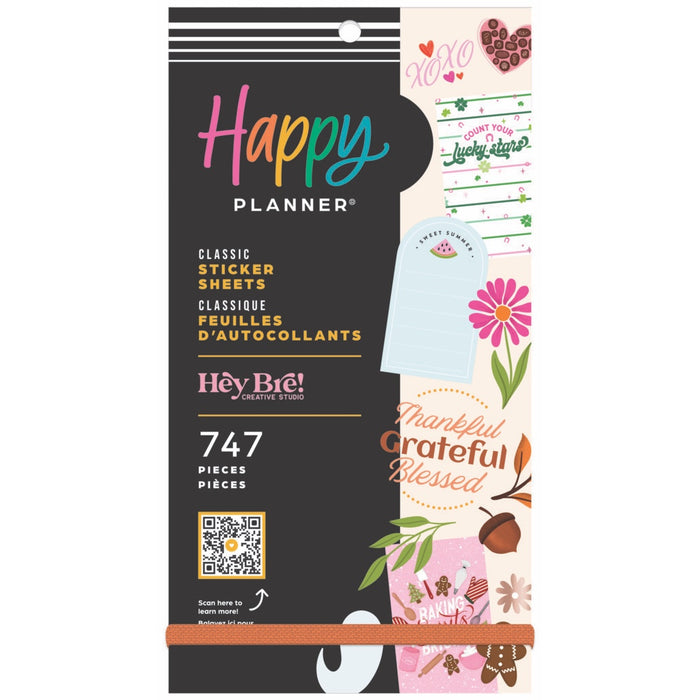 The Happy Planner CLASSIC Value Pack Stickers - Seasons of Joy - 30 Sheets