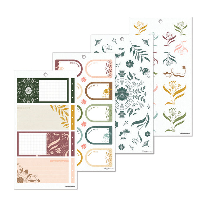 The Happy Planner CLASSIC Value Pack Stickers - Woodland Whispers - 30 Sheets