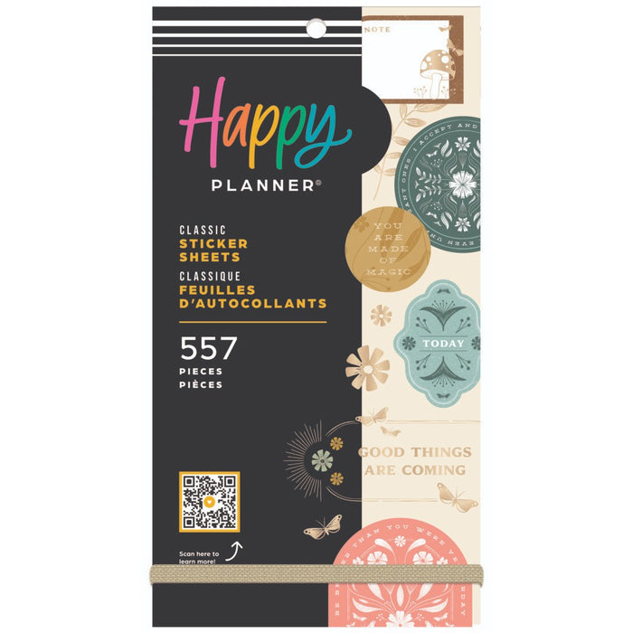 The Happy Planner CLASSIC Value Pack Stickers - Woodland Whispers - 30 Sheets