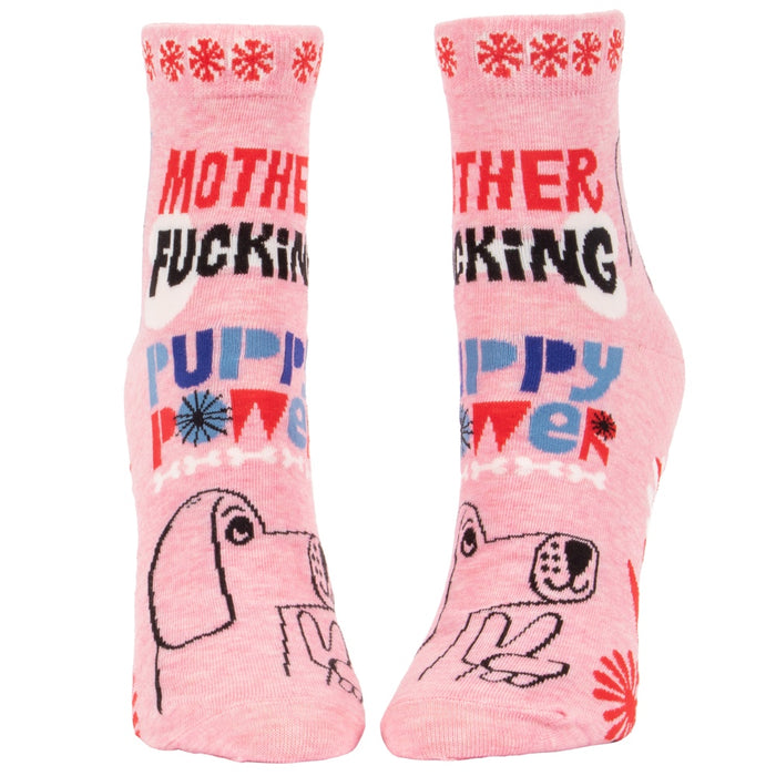 Puppy Power Ankle Socks