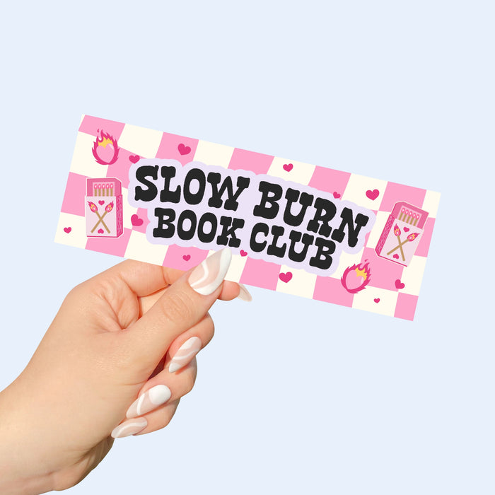 Slow Burn Book Club Bookmark