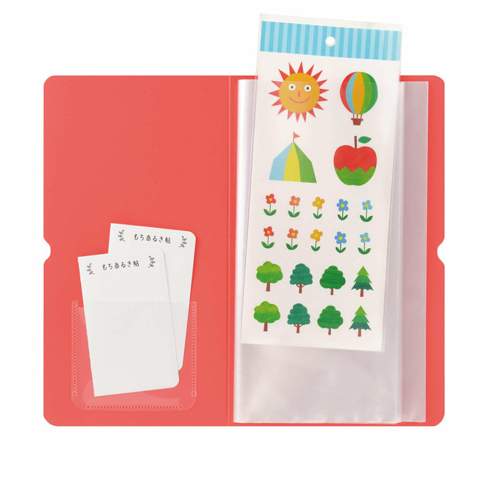 OTONA Sticker File for Sticker Sheets - Red