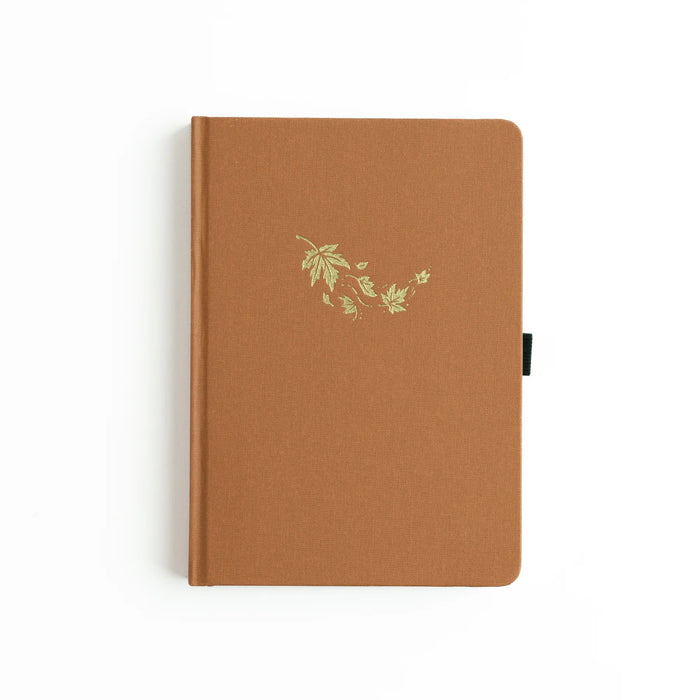 Swirling Leaves Dot Grid Notebook