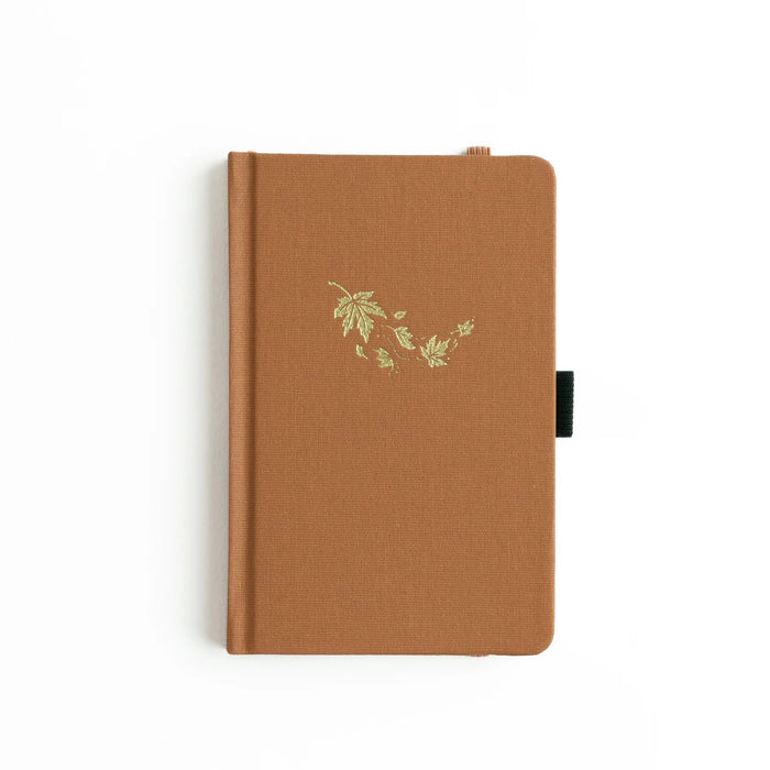 Swirling Leaves Dot Grid Notebook