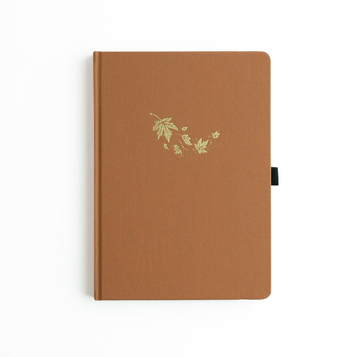 Swirling Leaves Dot Grid Notebook