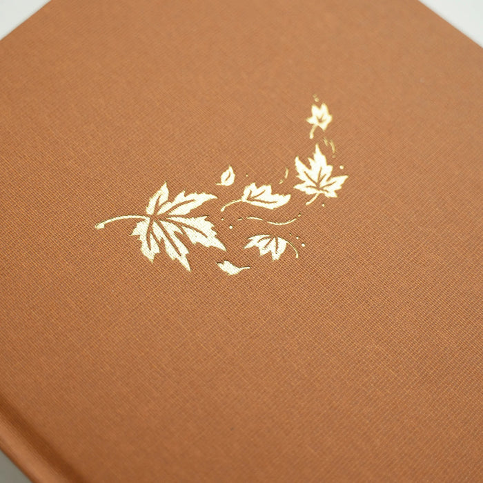 Swirling Leaves Dot Grid Notebook