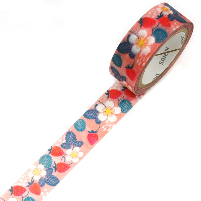 Japanese Masking Tape - Wild Strawberry