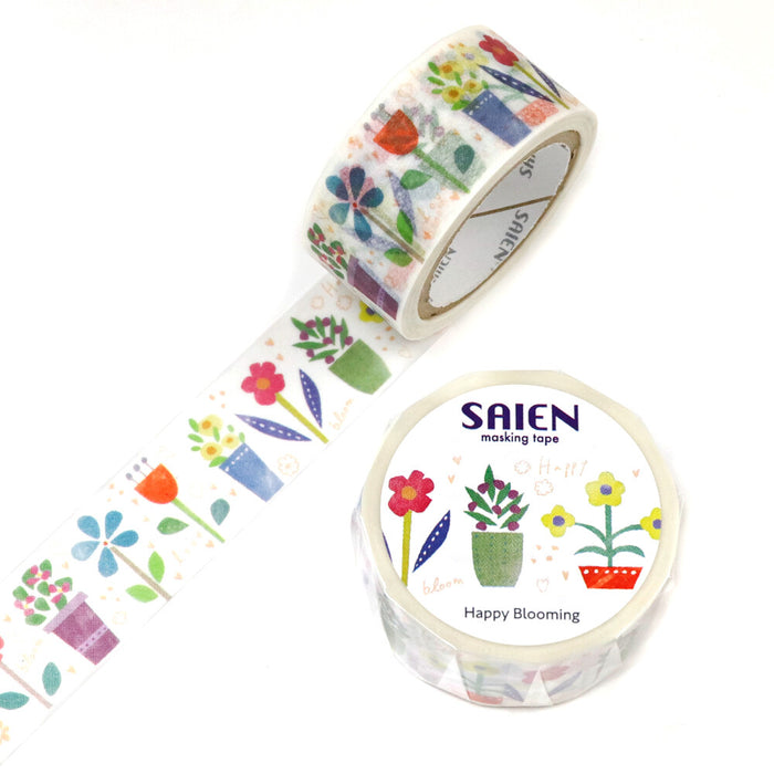 Japanese Masking Tape - Happy Blooming