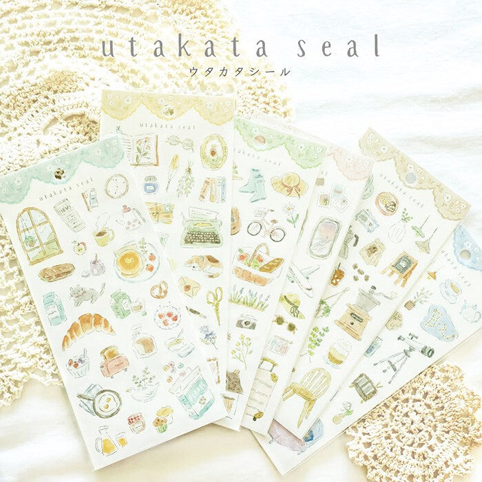 Mind Wave 'Utakata' Series Stickers - Garden