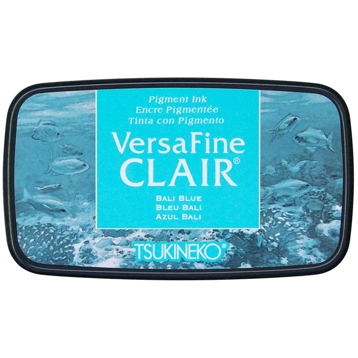 Tsukineko VersaFine Clair Ink Pad - Natural Colours - Bali Blue
