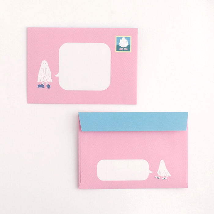 Letter Writing Set - Colourful Ghost