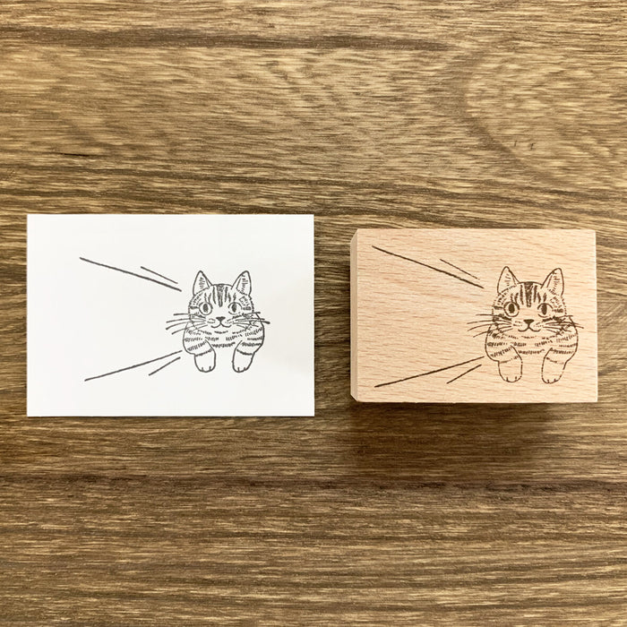 Wood Stamp - Cat