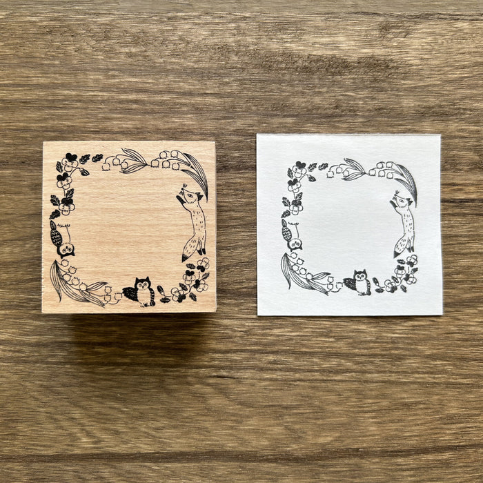 Wood Stamp - Woodland Frame