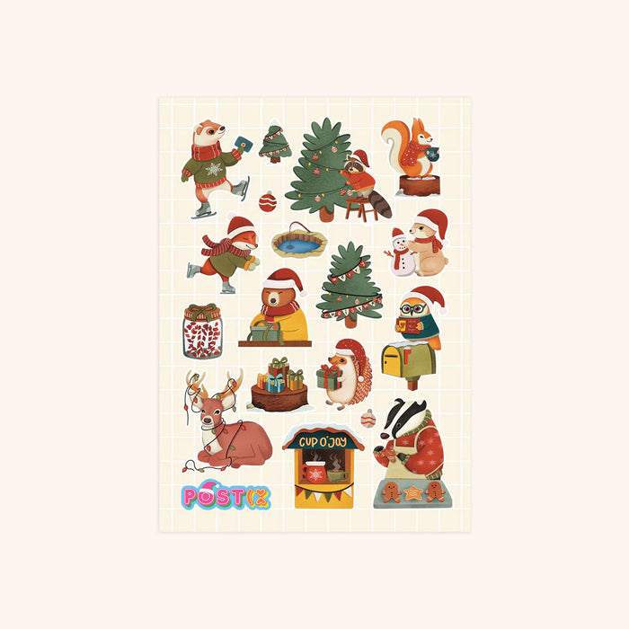 Woodland Wonderland A6 Glossy Sticker Sheet