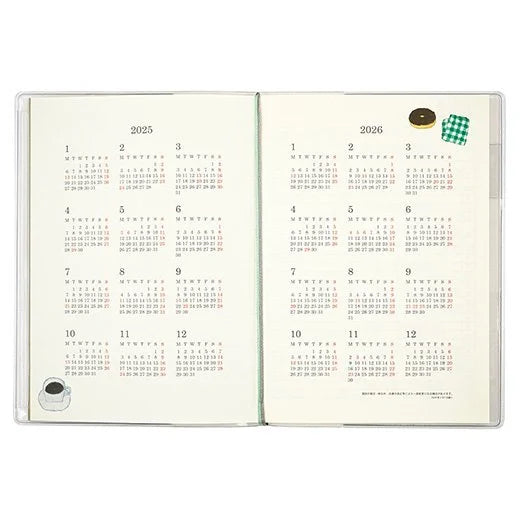 2025 Yusuke Yonezu Weekly Planner B6 Size Soft Cover - Tools