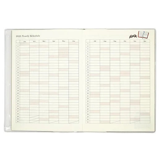 2025 Yusuke Yonezu Weekly Planner B6 Size Soft Cover - Tools