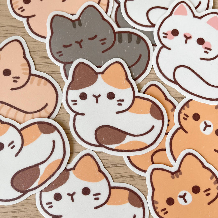 Cat Loafs: Calico Cat Vinyl Sticker