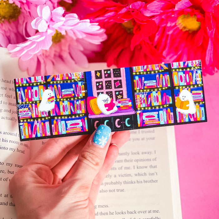 Haunted Library Bookmark