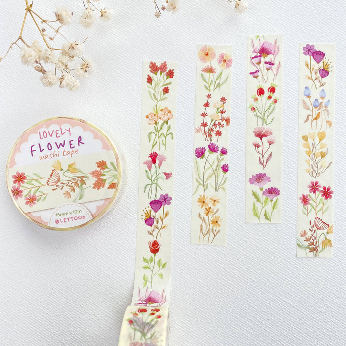 Washi Tape - Lovely Flower