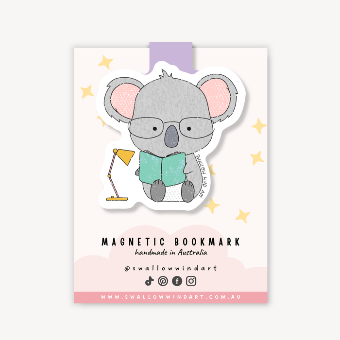 Magnetic Bookmark - Koala Study Buddy