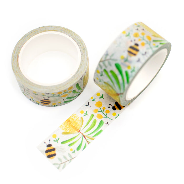 Silver Banksia Washi Tape