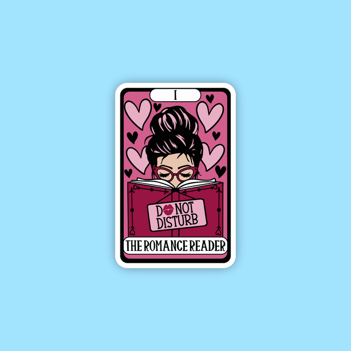 Tarot Card 'The Romance Reader' Vinyl Sticker