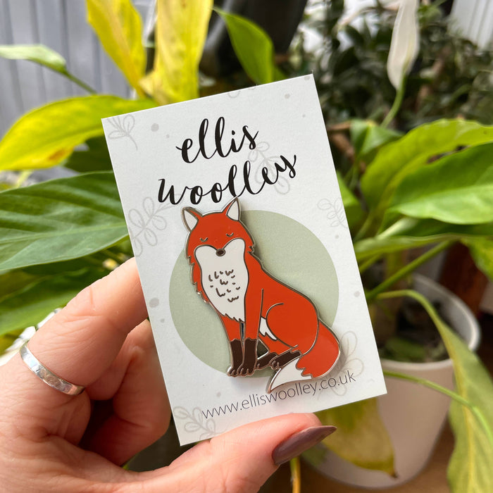 Fox Enamel Pin