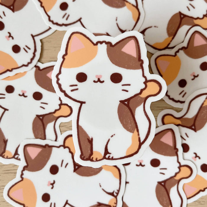 Calico Cat Vinyl Sticker