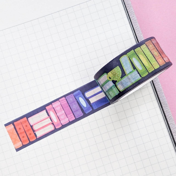 Rainbow Bookcase Washi Tape