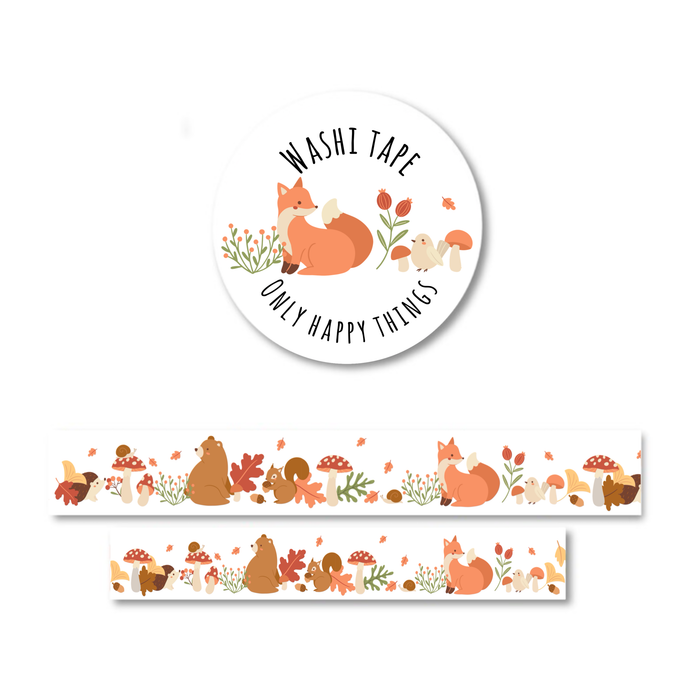 Forest Friends Washi Tape