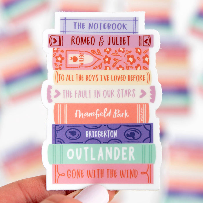 Romance Novels Vinyl Sticker