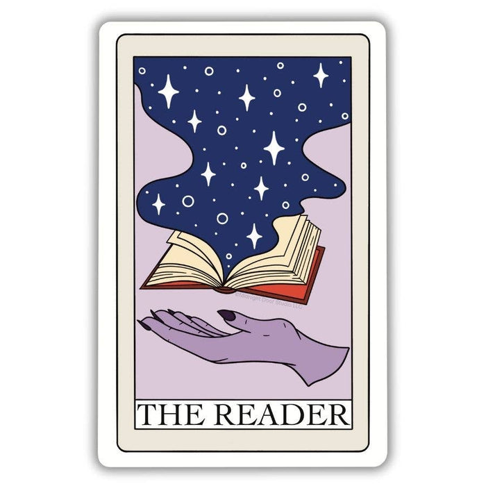 The Reader Tarot Card Vinyl Sticker