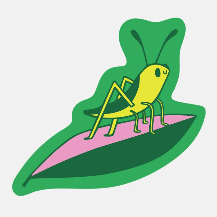 Grasshopper Polypropylene Sticker