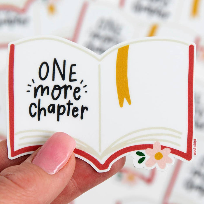 One More Chapter Vinyl Sticker