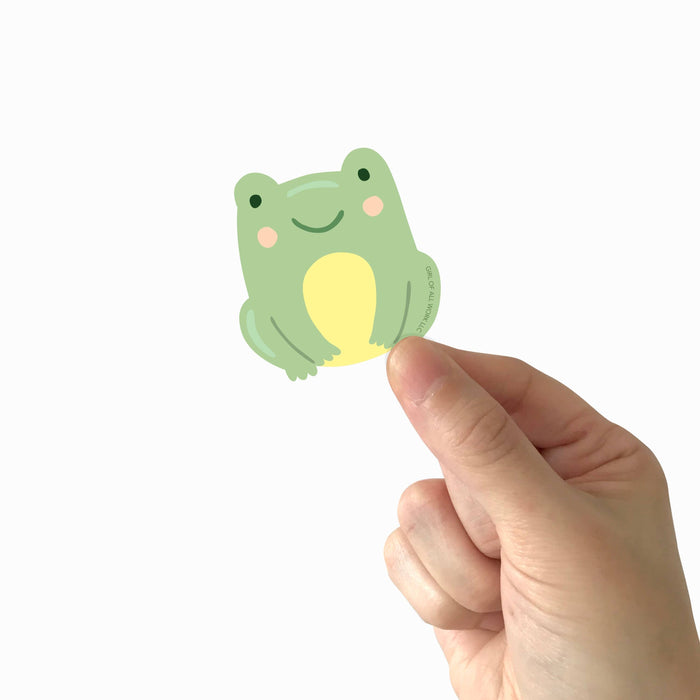 Frog Vinyl Sticker