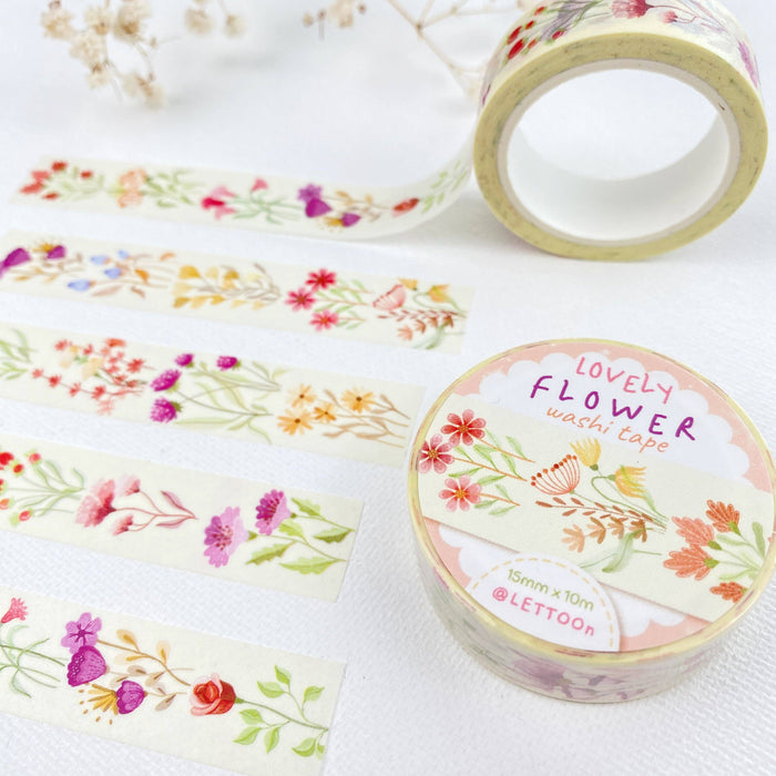 Washi Tape - Lovely Flower