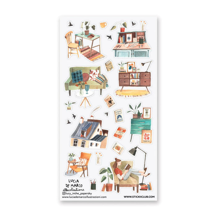 Home Sweet Home Sticker Sheet