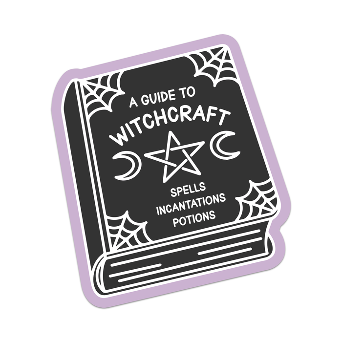 A Guide to Witchcraft Vinyl Sticker