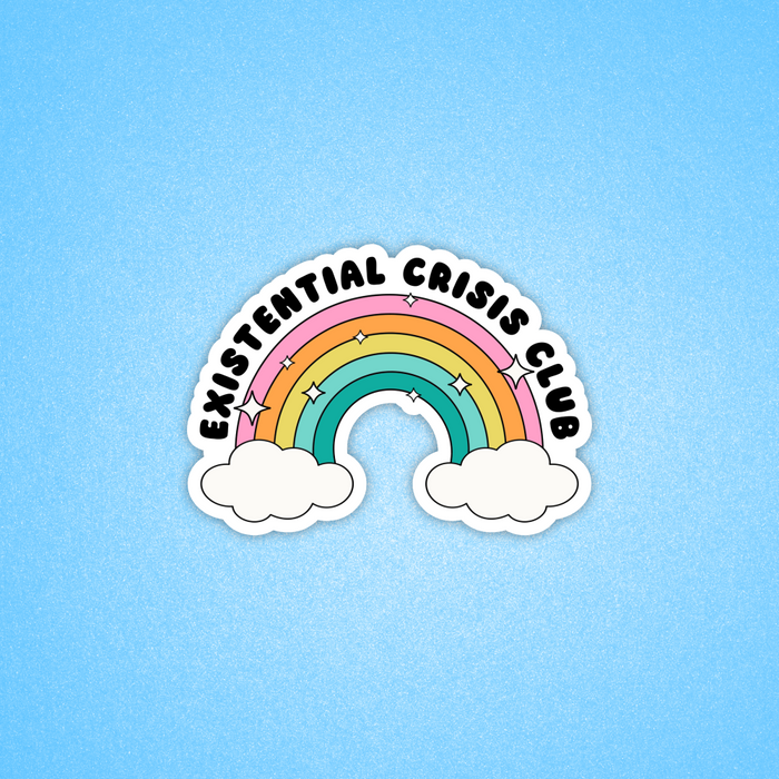 Existential Crisis Club Vinyl Sticker