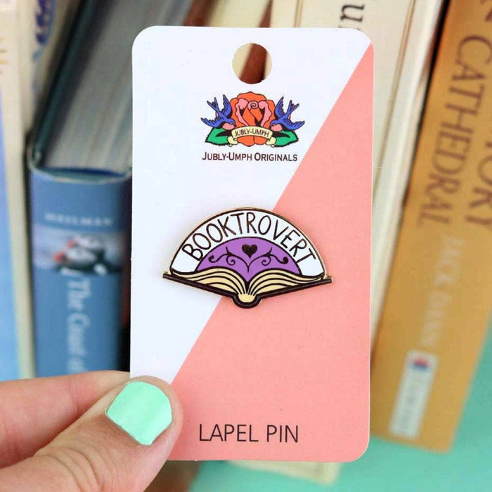 Booktrovert Enamel Lapel Pin