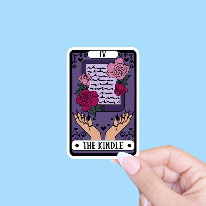 Tarot Card 'The Kindle' Vinyl Sticker