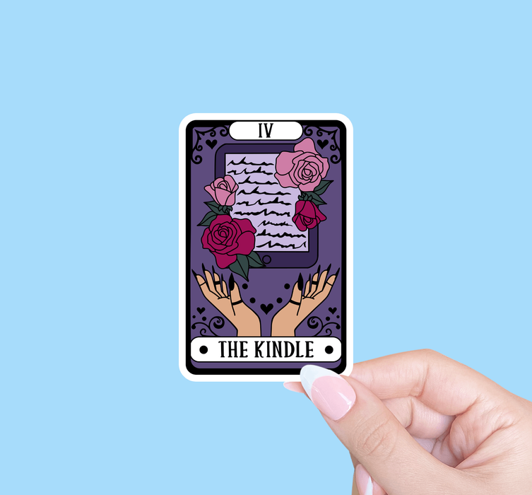 Tarot Card 'The Kindle' Vinyl Sticker